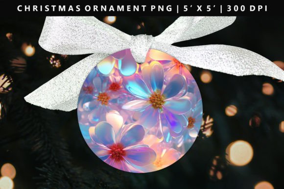 Flower Christmas Ornament Design & Illustrations Review