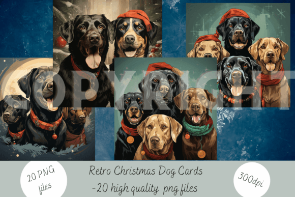 Retro Christmas Dogs Set 2: Festive Illustrations Review
