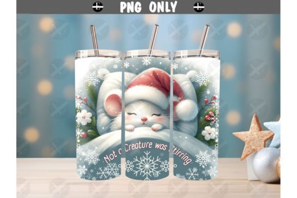 Review: Christmas Tumbler Wrap Mouse Sleep PNG Illustrations